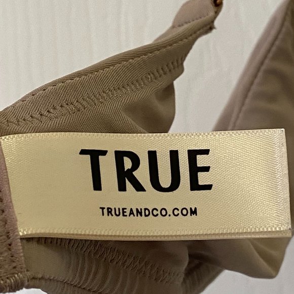 True & Co. Lace Bralette, unlined, underwire, 38 B in Taupe - Picture 7 of 7
